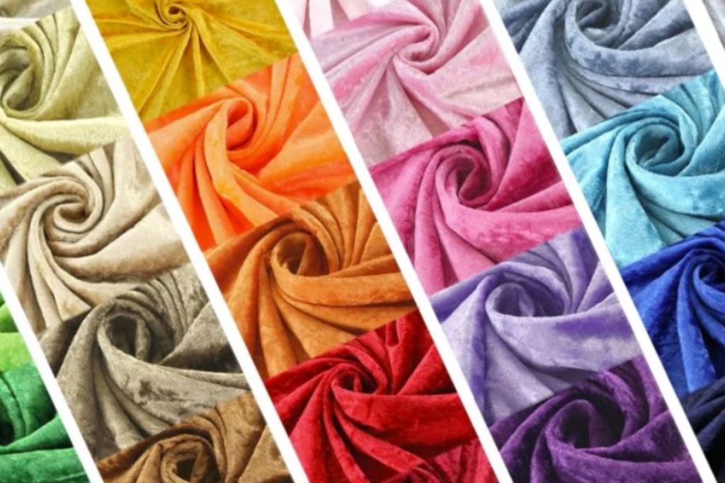 types of cotton velvets